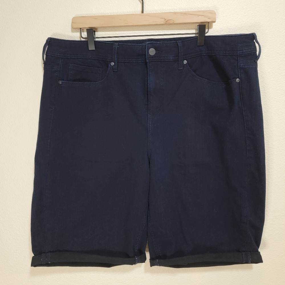 NYDJ Dark Blue Women's Denim Jean Shorts 20